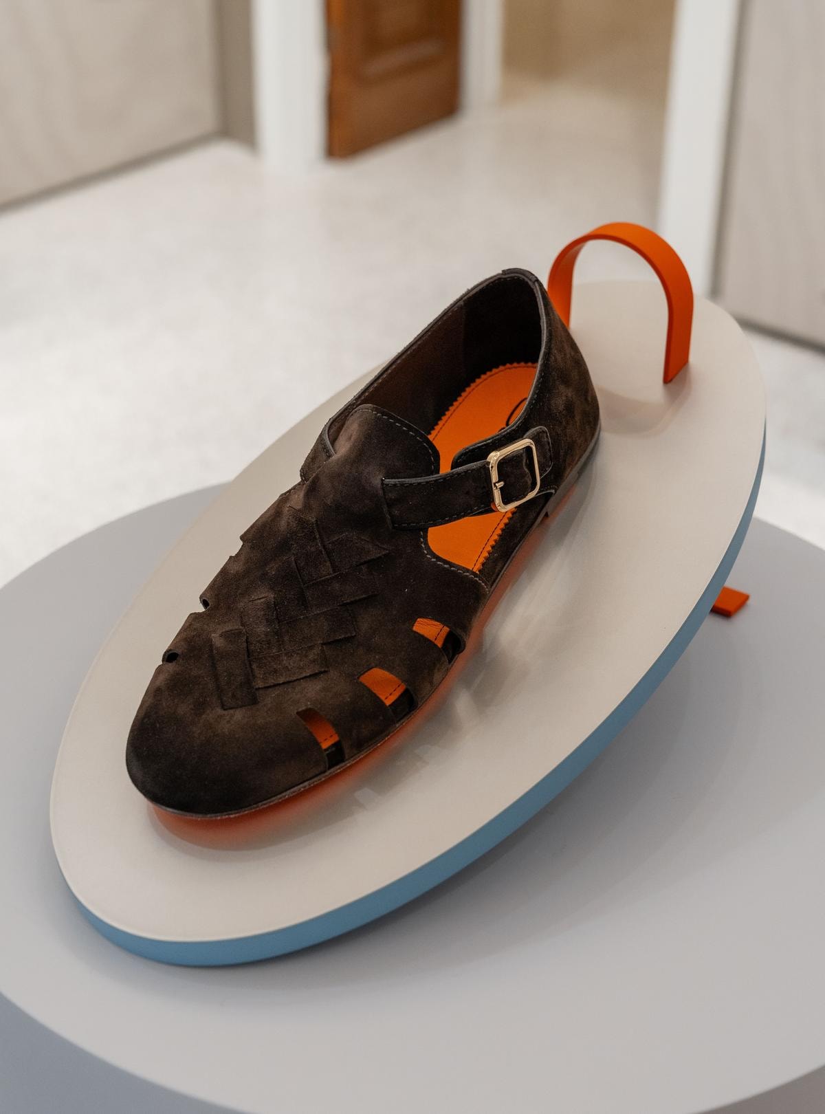 Una calzatura Santoni spring-summer 2027 (courtesy Santoni)