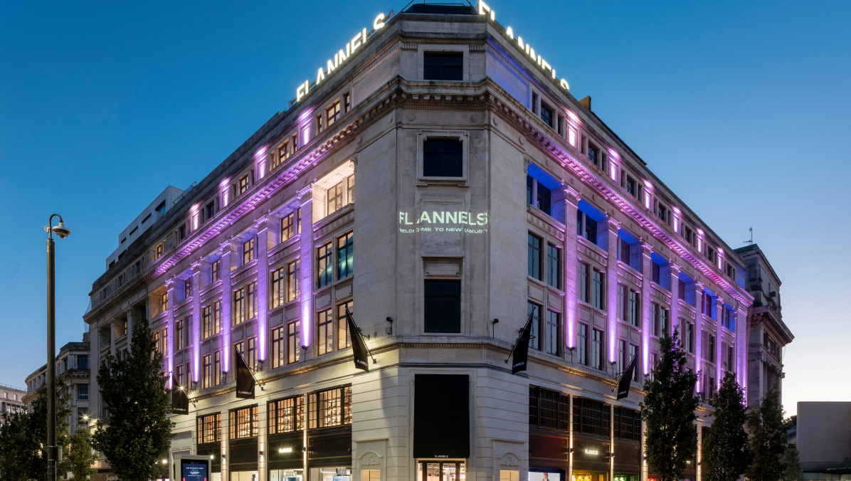 Lo store Flannels di Liverpool (ph Frasers group