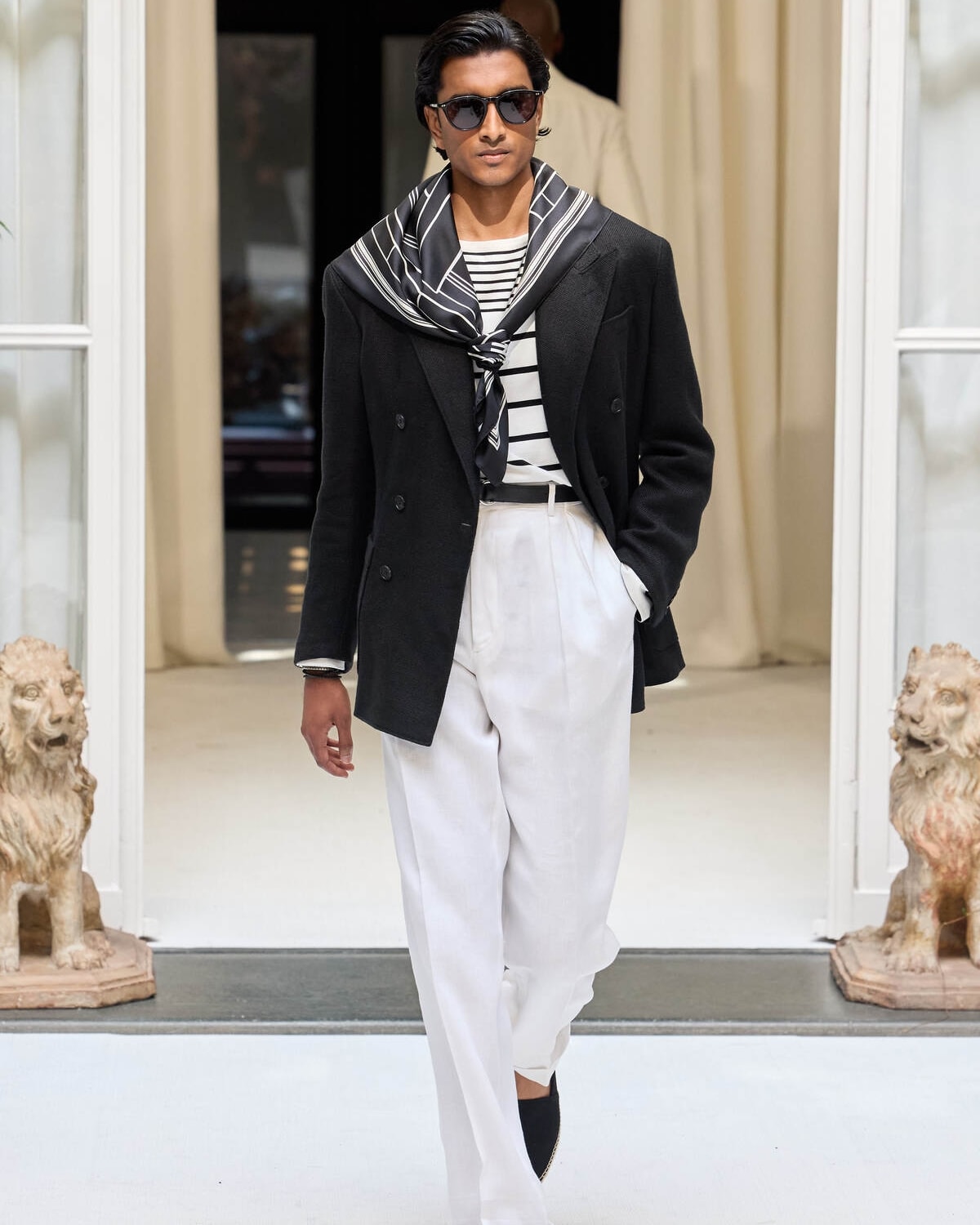 Un look Ralph Lauren spring-summer 2027 (courtesy Ralph Lauren)