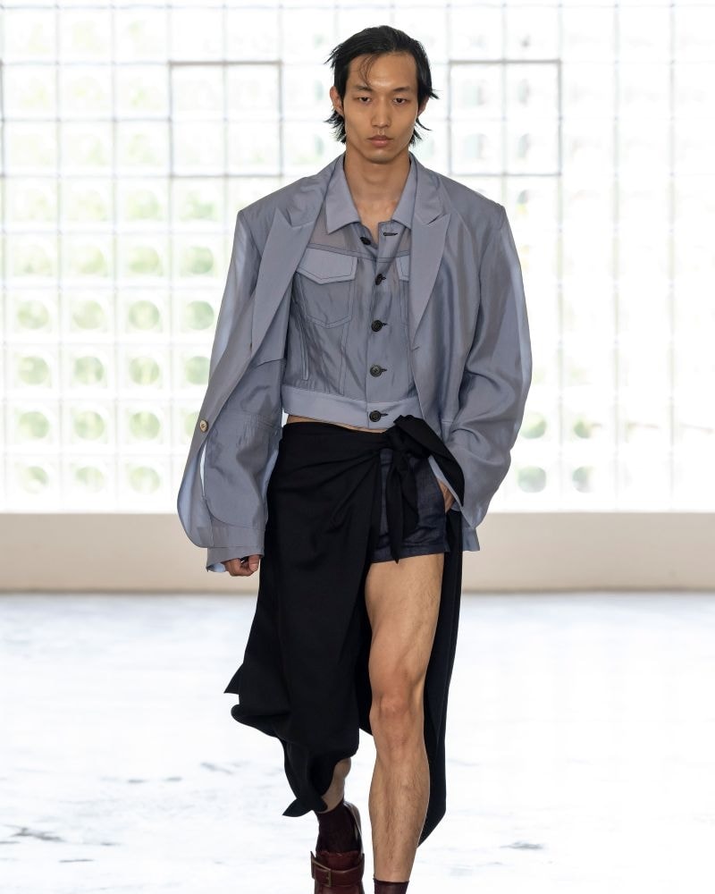 Un look spring-summer 2027 di Pronounce (courtesy Pronounce)