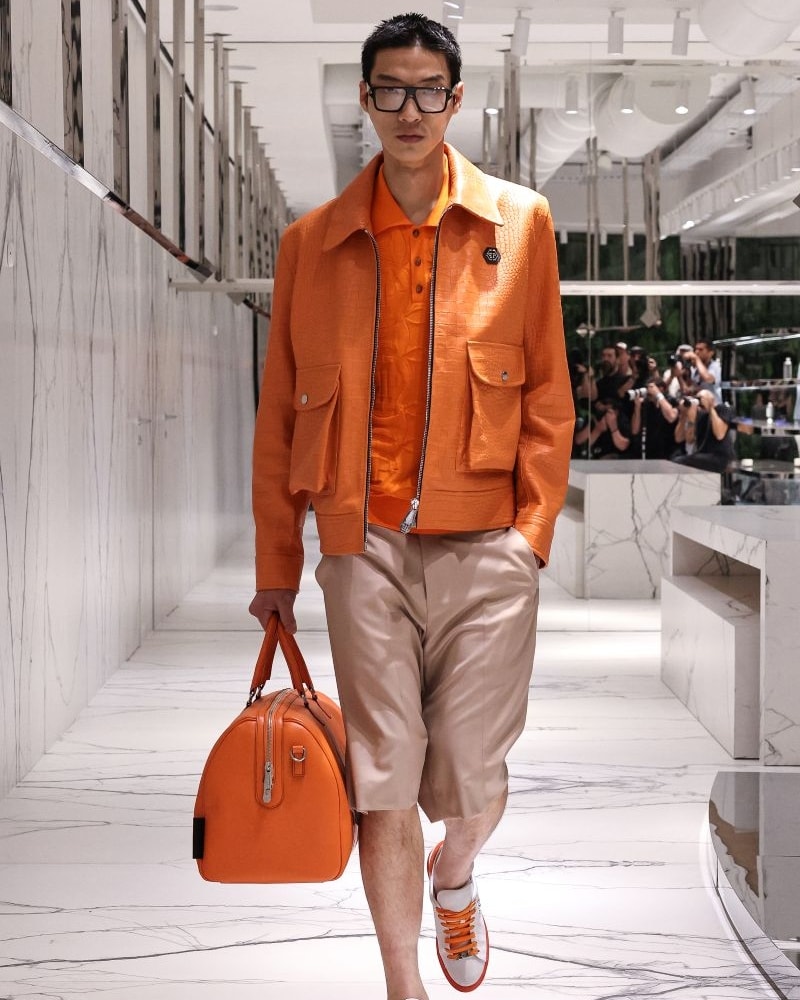 Un look Philipe Plein s-s 2027 (courtesy Philipp Plein)