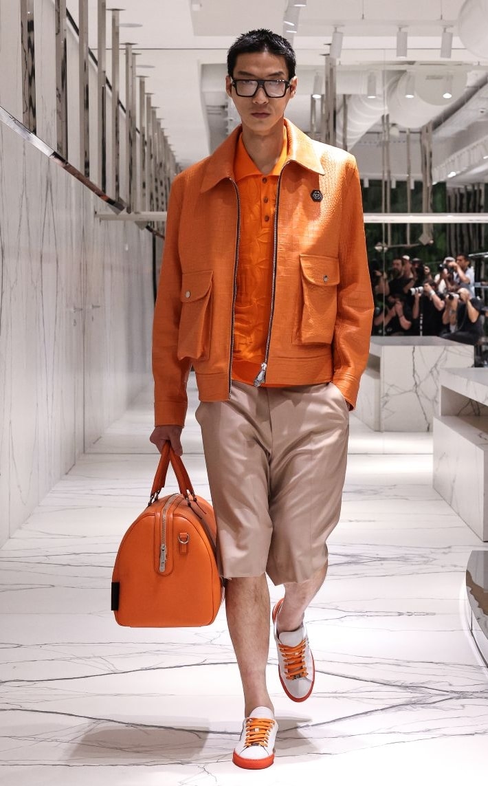 Un look Philipe Plein s-s 2027 (courtesy Philipp Plein)