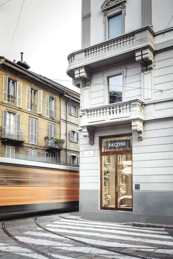 Lo store Fazzini a Brera (courtesy Fazzini)