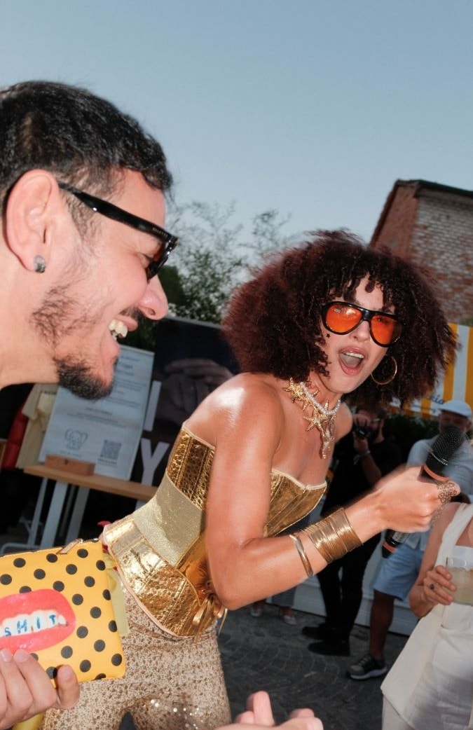 Un momento dell'evento Bagno Okkia (courtesy Okkia)