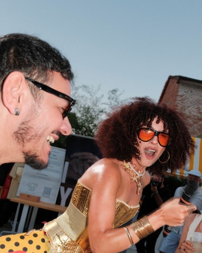 Un momento dell'evento Bagno Okkia (courtesy Okkia)