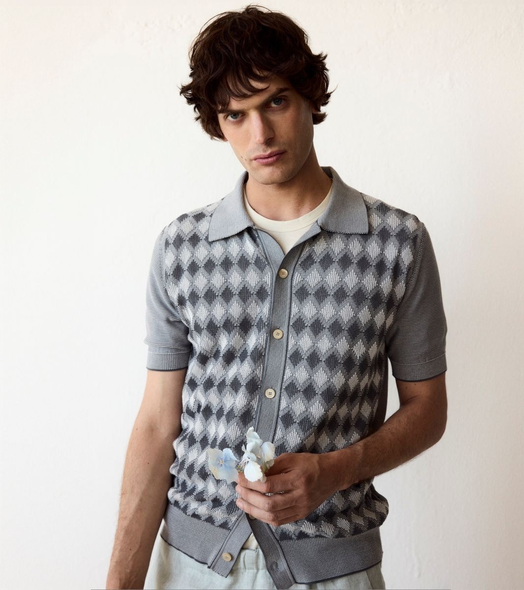 Un look spring-summer 2027 di Piacenza 1733 (courtesy Piacenza 1733)