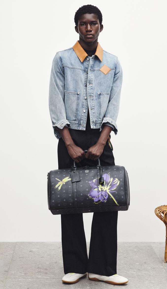 Un look spring-summer 2027 di Mcm (courtesy Mcm)