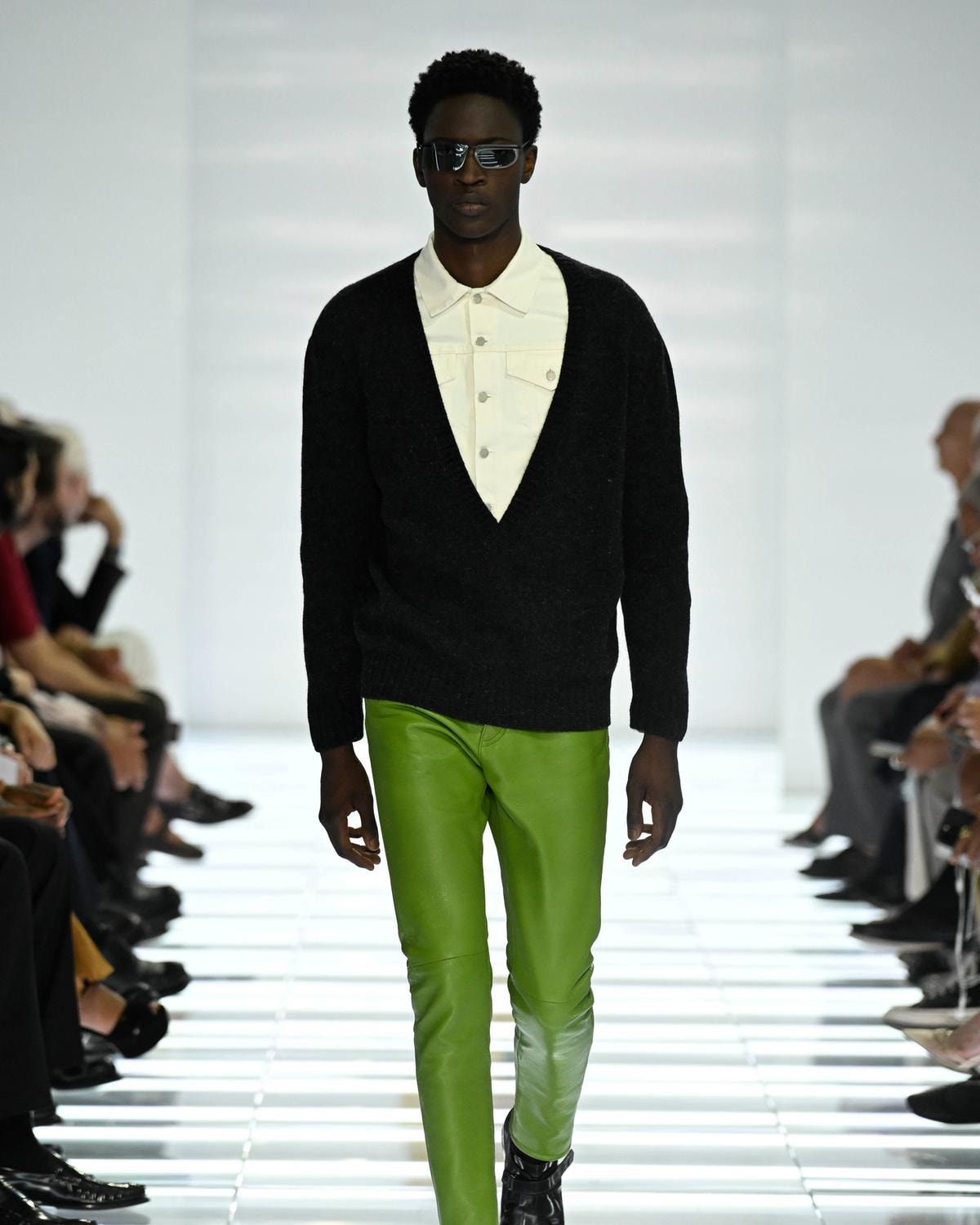 Un look Prada spring-summer 2027 (courtesy Prada)