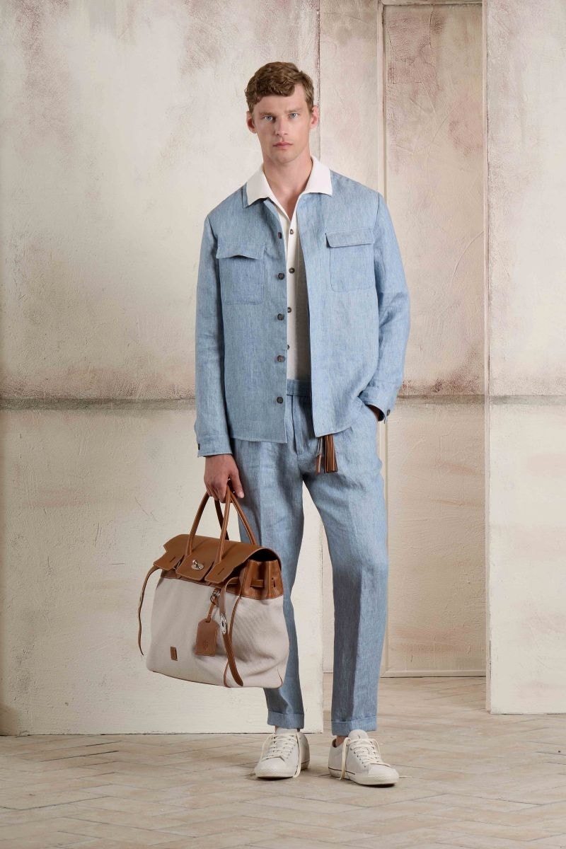 Un look Eleventy spring-summer 2027 (courtesy Eleventy)