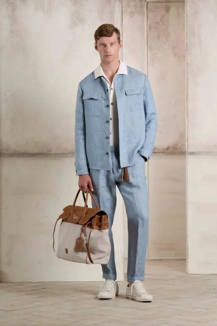 Un look Eleventy spring-summer 2027 (courtesy Eleventy)