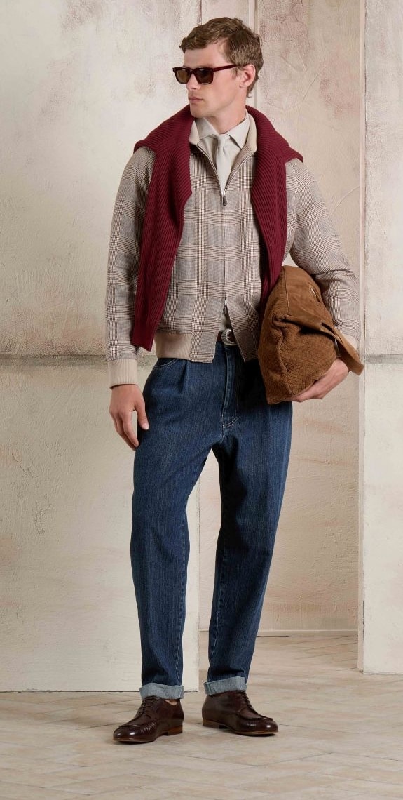 Un look Eleventy spring-summer 2027 (courtesy Eleventy)