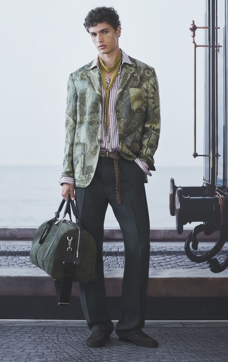 Un look Etro spring-summer 2027 (courtesy Etro)