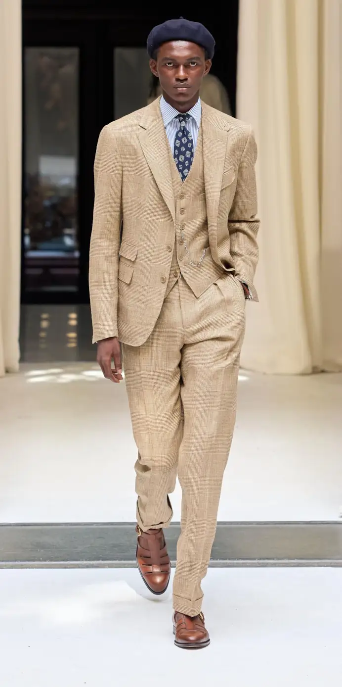 Look Ralph Lauren Purple label spring-summer 2027 (courtesy Ralph Lauren)