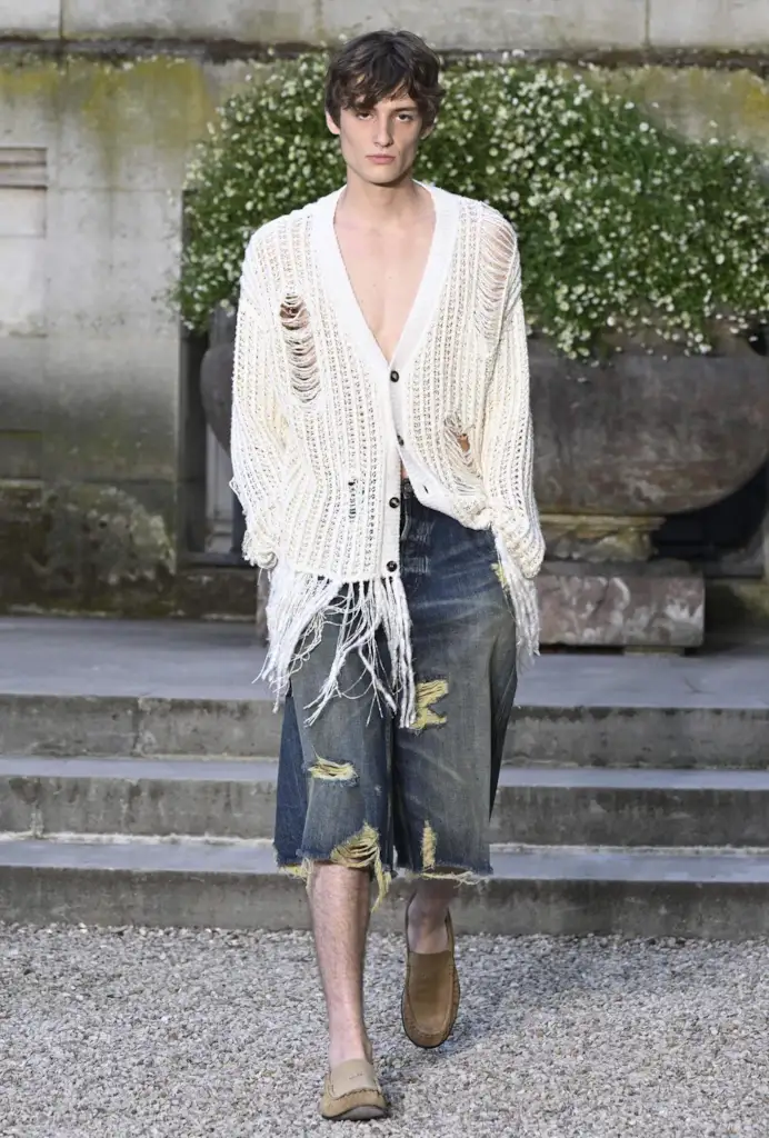 Un look Dior spring-summer 2027 (ph Francesc Ten/MFF)