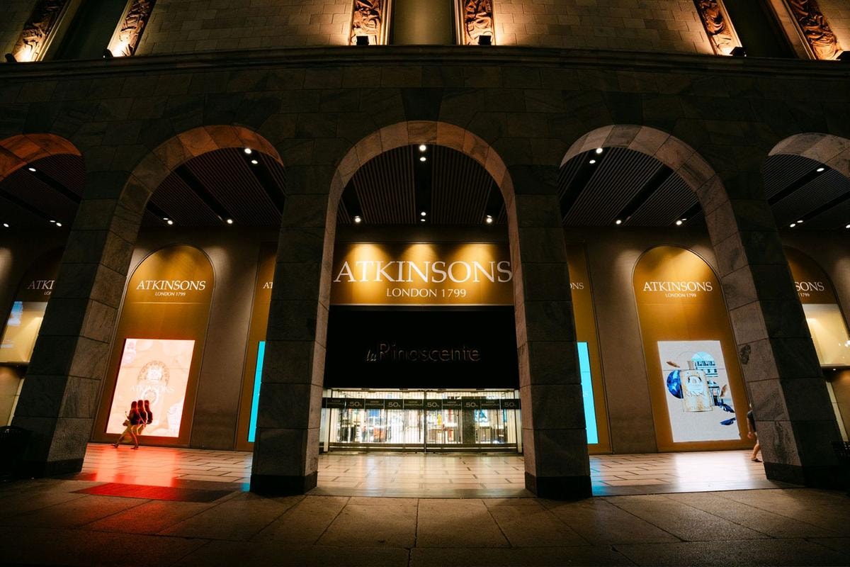 Una foto del takeover Atkinsons alla Rinascente Milano Duomo (courtesy Atkinsons 1799)