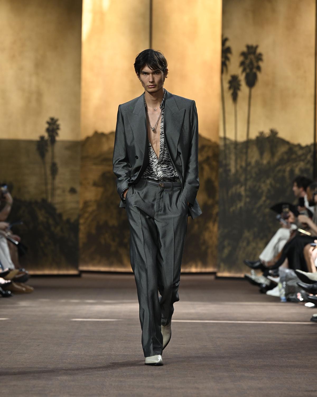 Un look Amiri spring-summer 2027 (courtesy Amiri)