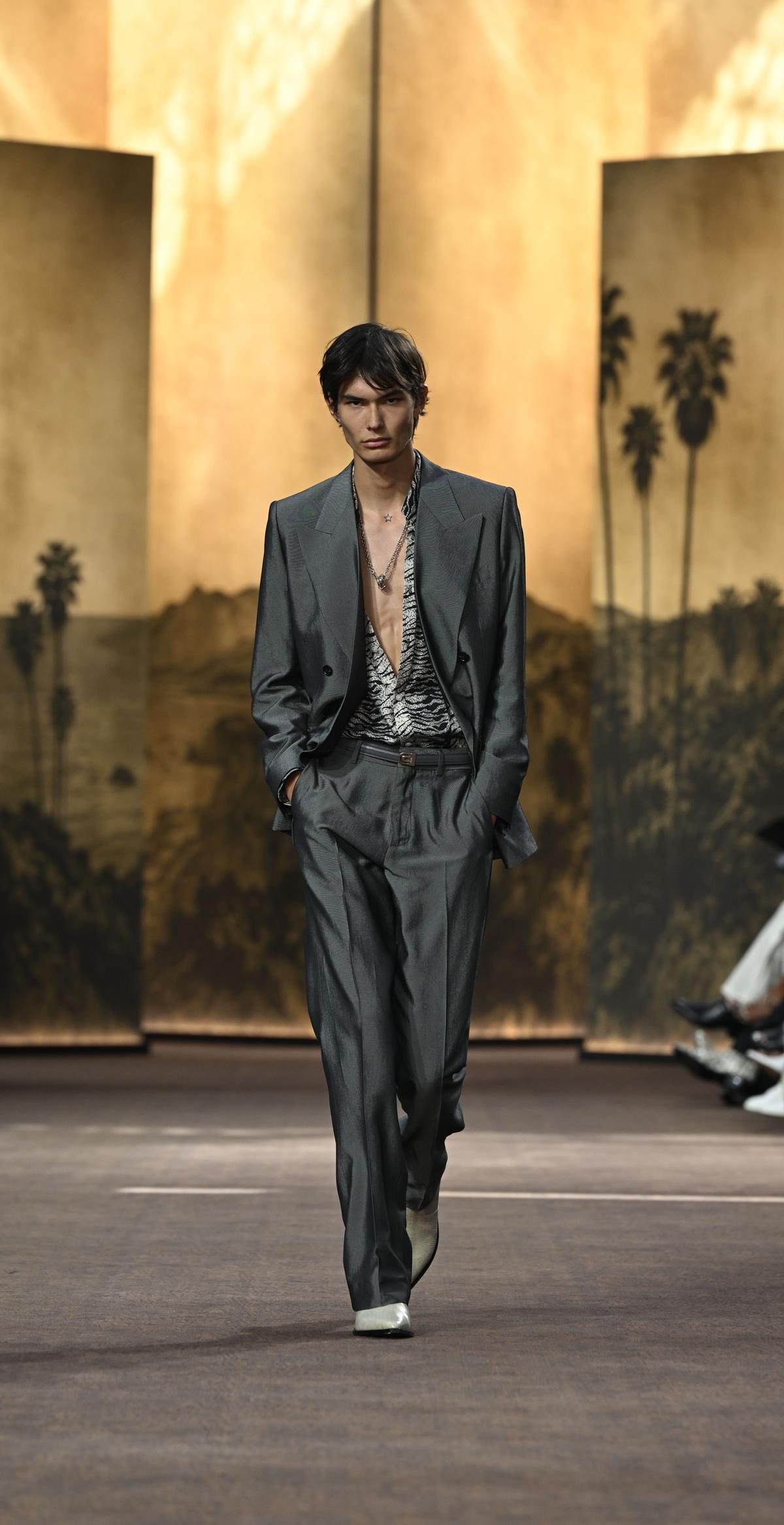 Un look Amiri spring-summer 2027 (courtesy Amiri)
