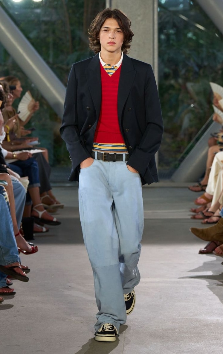 Un look Ami Paris spring-summer 2027 (courtesy Ami Paris)