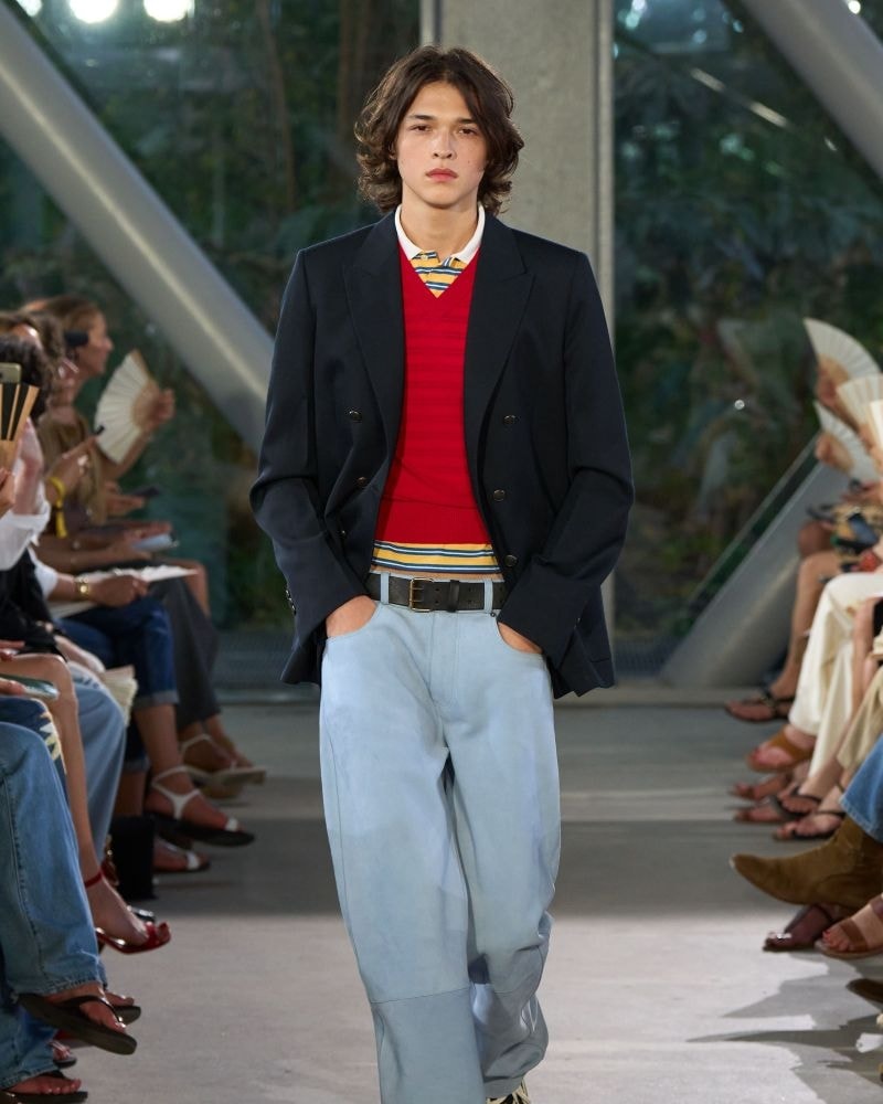 Un look Ami Paris spring-summer 2027 (courtesy Ami Paris)
