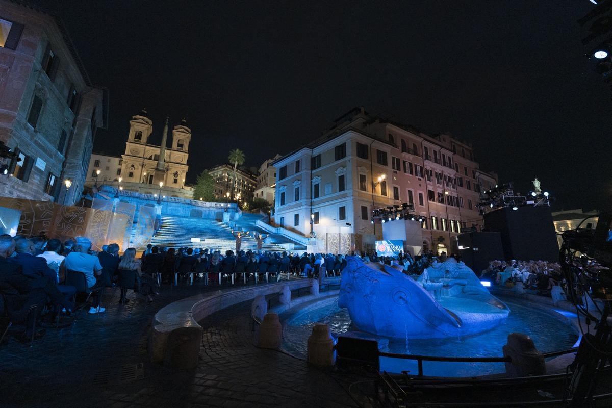 la cerimonia di premiazione a Roma