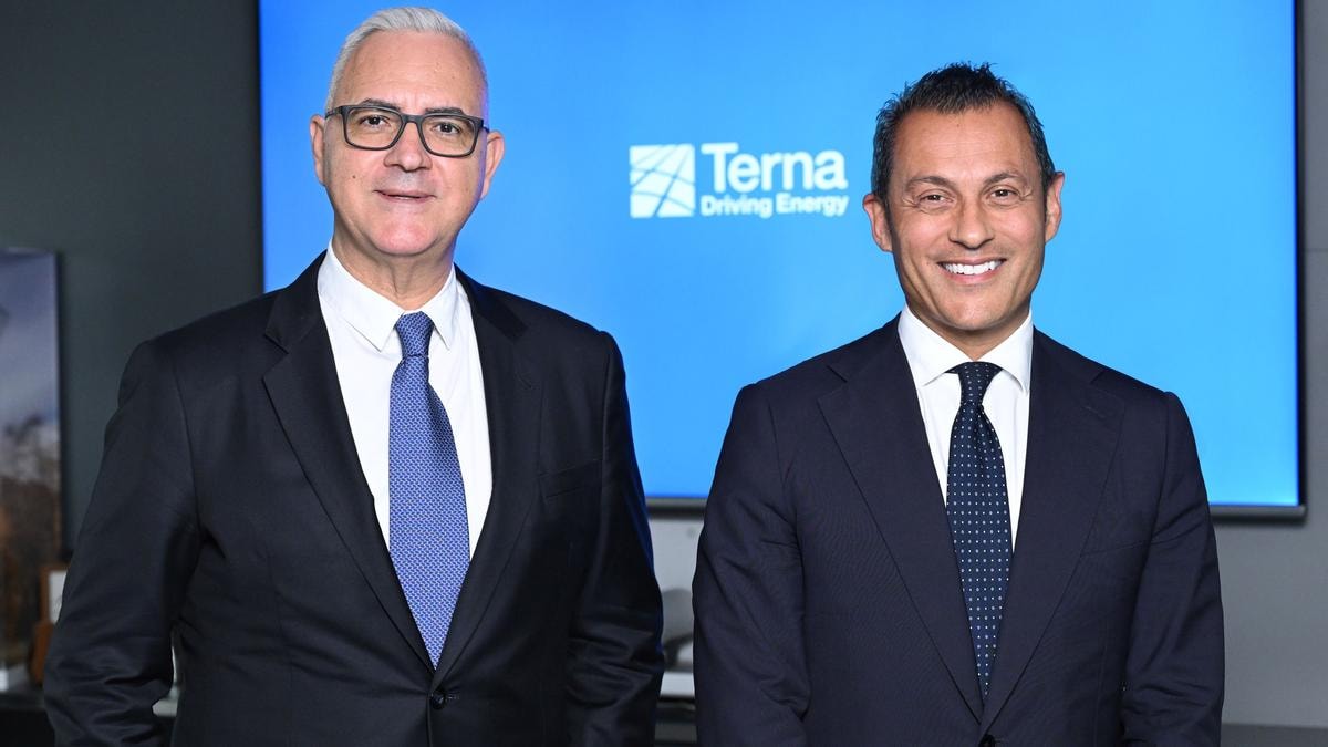 da sinistra Stefano Cuzzilla e Pasqualino Monti, presidente e ceo di Terna