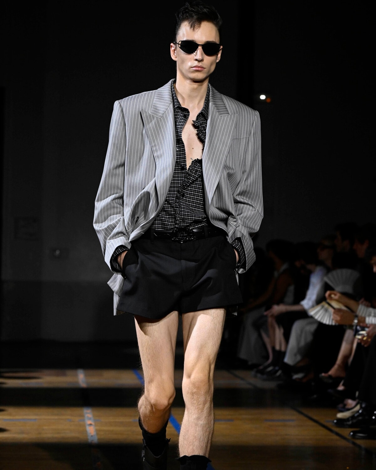 Un look Lgn spring-summer 2027 (foto Francesc Ten/MFF)
