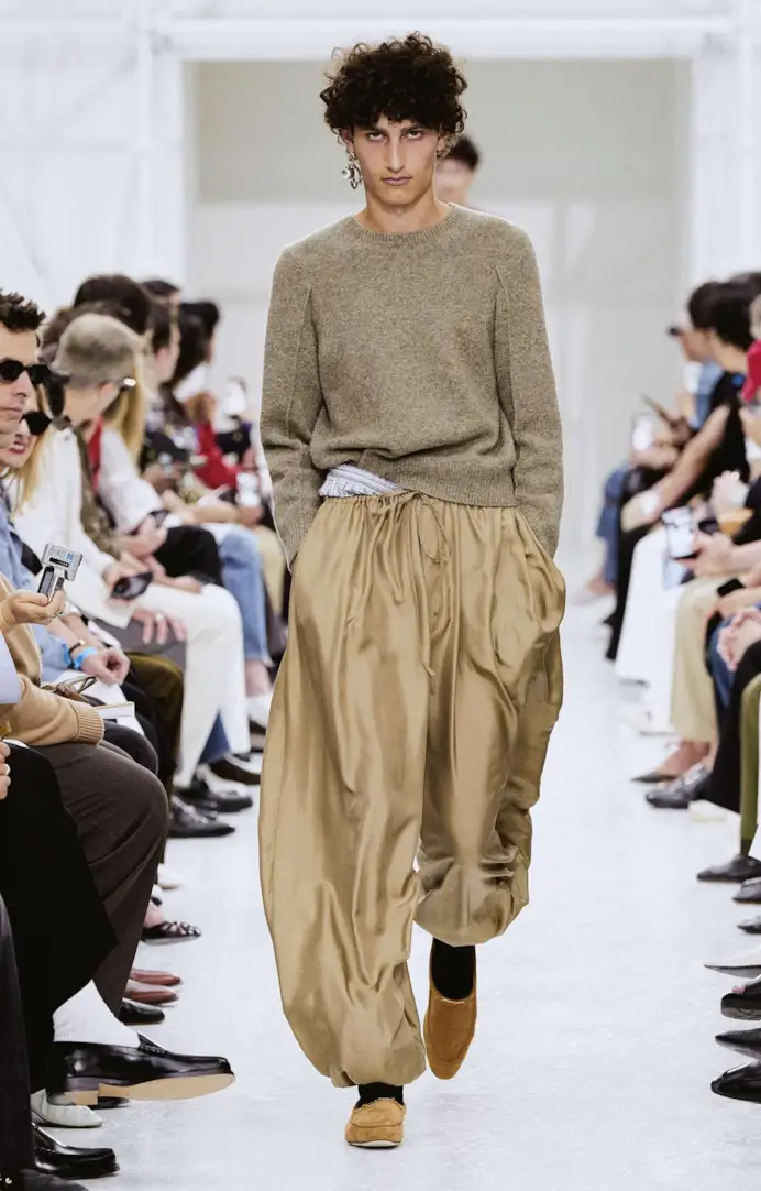Un look Celine spring-summer 2027 (courtesy Celine)