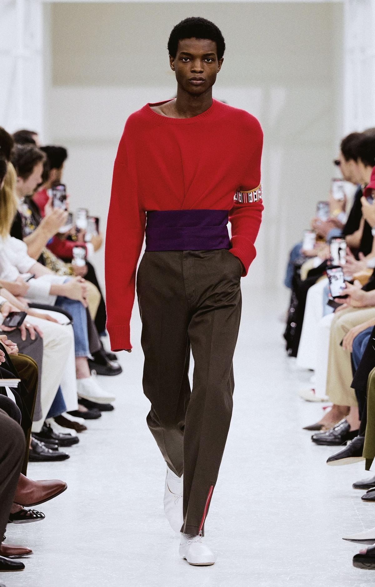 Un look Celine spring-summer 2027 (courtesy Celine)