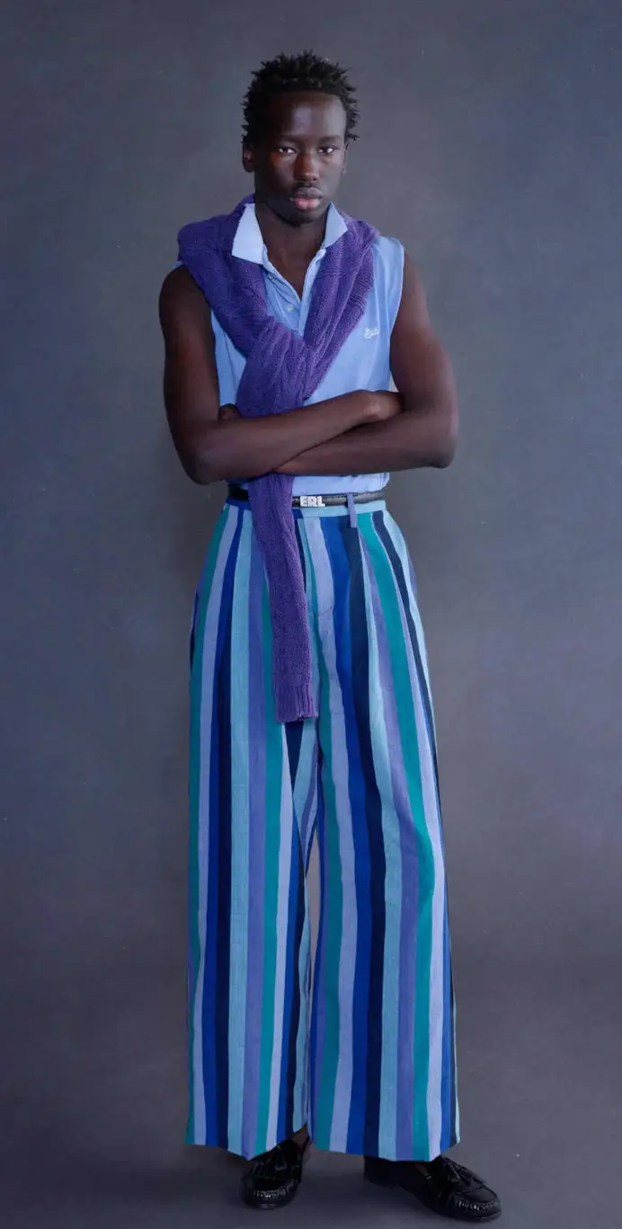 Un look Erl spring-summer 2027 (courtesy Erl)