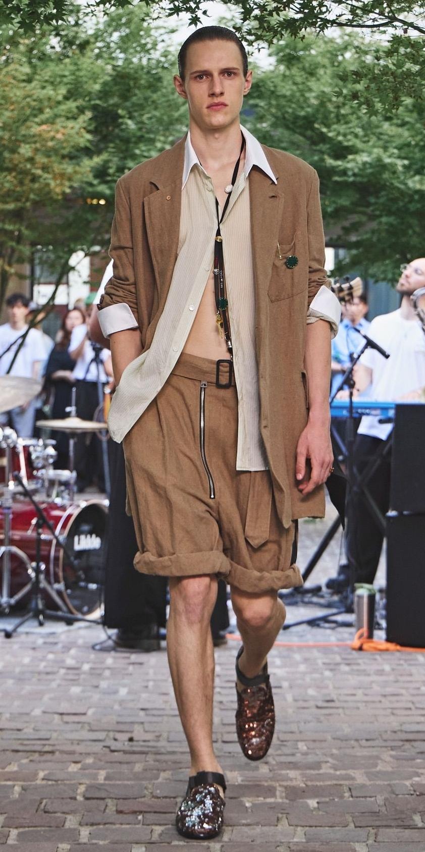 Un look Bed j.w. Ford spring-summer 2027 (courtesy Bed j.w. Ford)