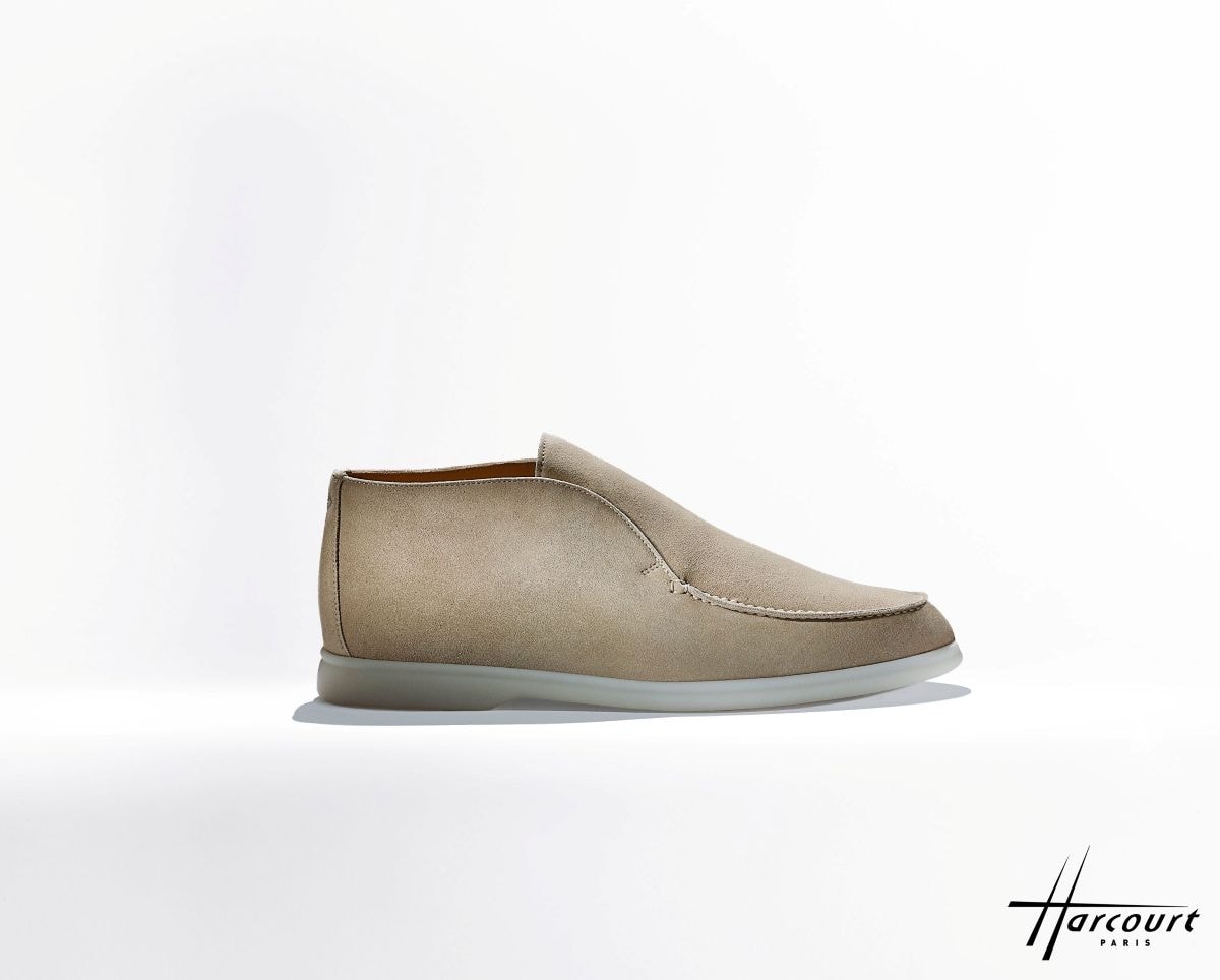 Una calzatura Loro Piana White sole (courtesy Loro Piana)