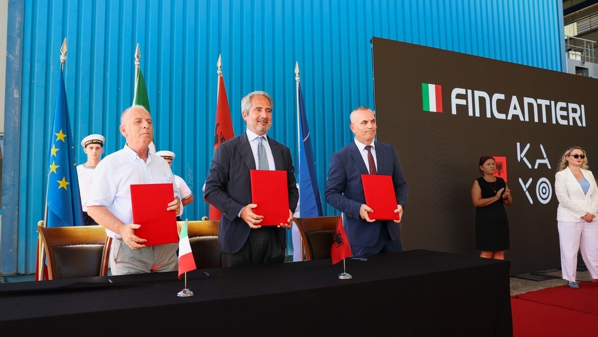 Fincantieri accelera in Albania: piano per il rilancio del cantiere navale Pashaliman