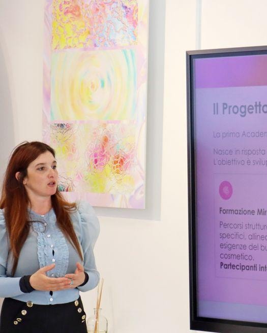 Un momento dell'academy di Intercos e Ali lavoro (courtesy Intercos)