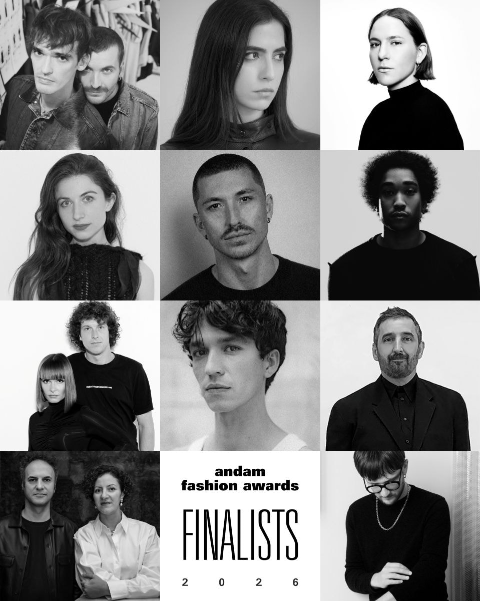 Un mosaico dei finalisti del Andam awards 2026 (courtesy Andam)