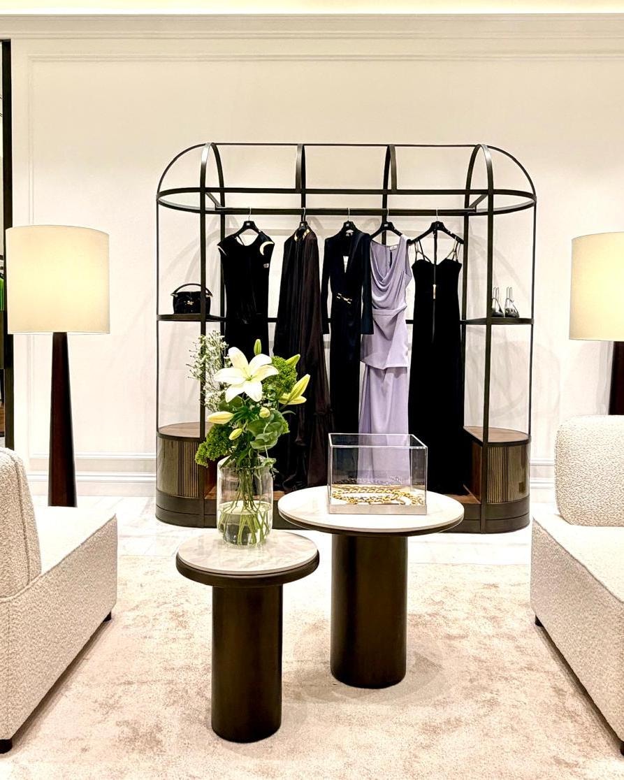 Una foto della nuova boutique di Elisabetta Franchi ad Amman, Giordania (courtesy Elisabetta Franchi)