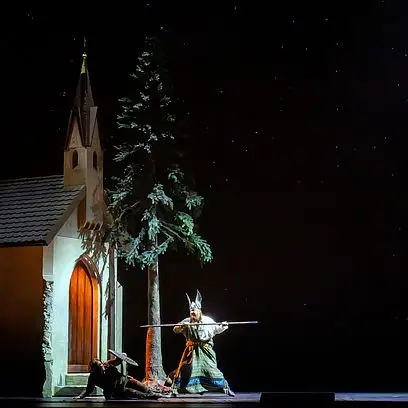 Un momento de La Valchiria (courtesy Bayerische Staatsoper, ph M. Rittershaus)