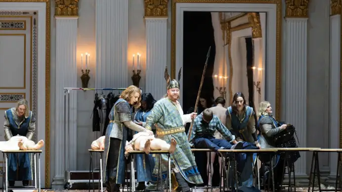 Un momento de La Valchiria (courtesy Bayerische Staatsoper, ph M. Rittershaus)