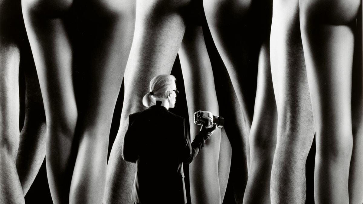La locandina dell'asta di Karl Lagerfeld (ph official website Sotheby's)
