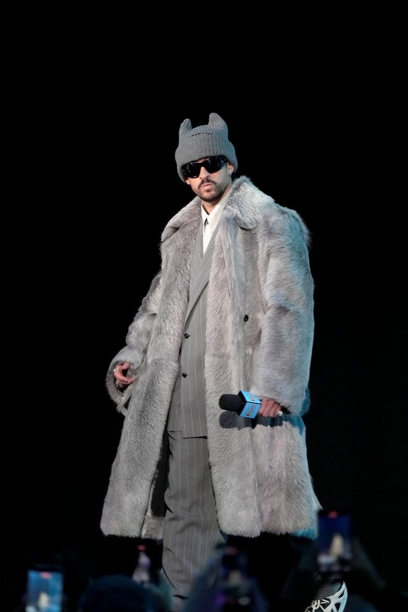 Bad Bunny in Bottega veneta (courtesy Bottega veneta)