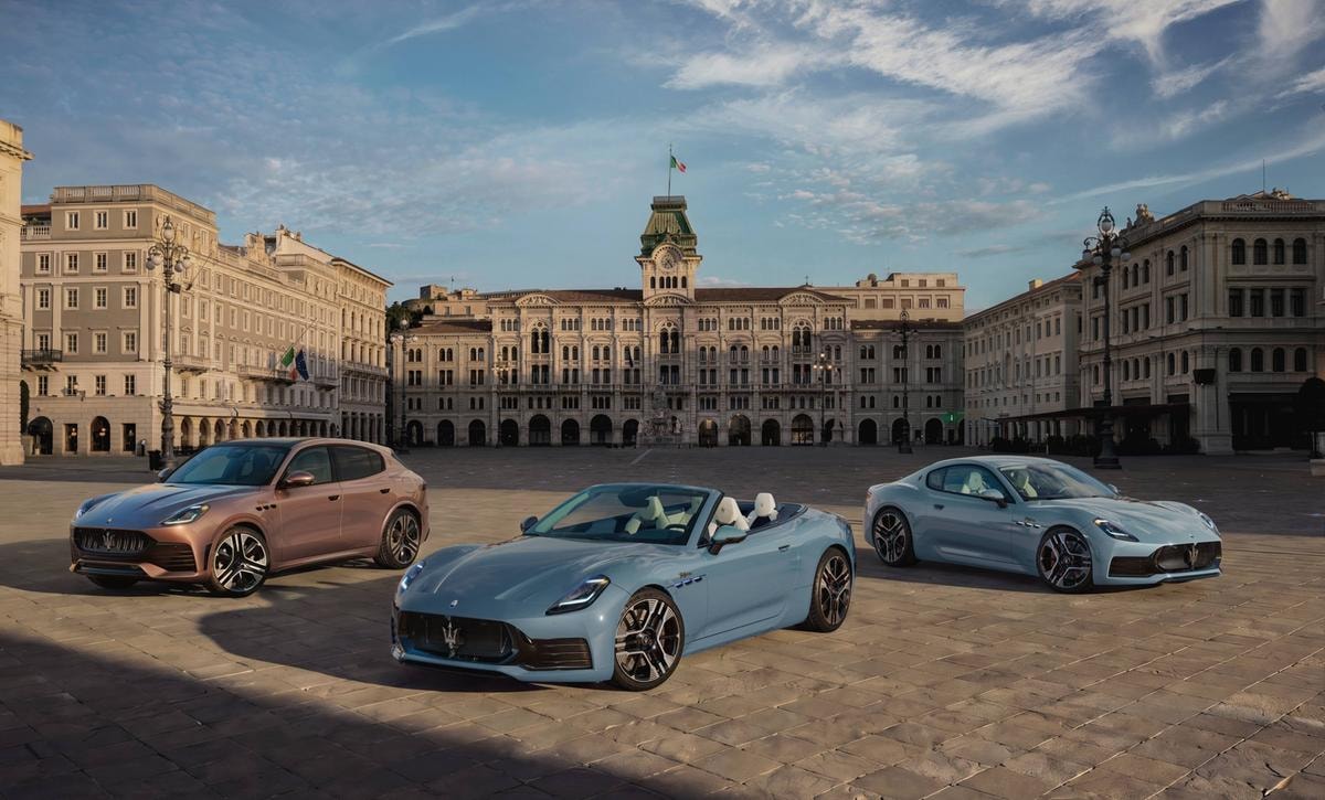 Maserati festeggia il Tridente: ecco come cambiano Grecale, GranTurismo e GranCabrio