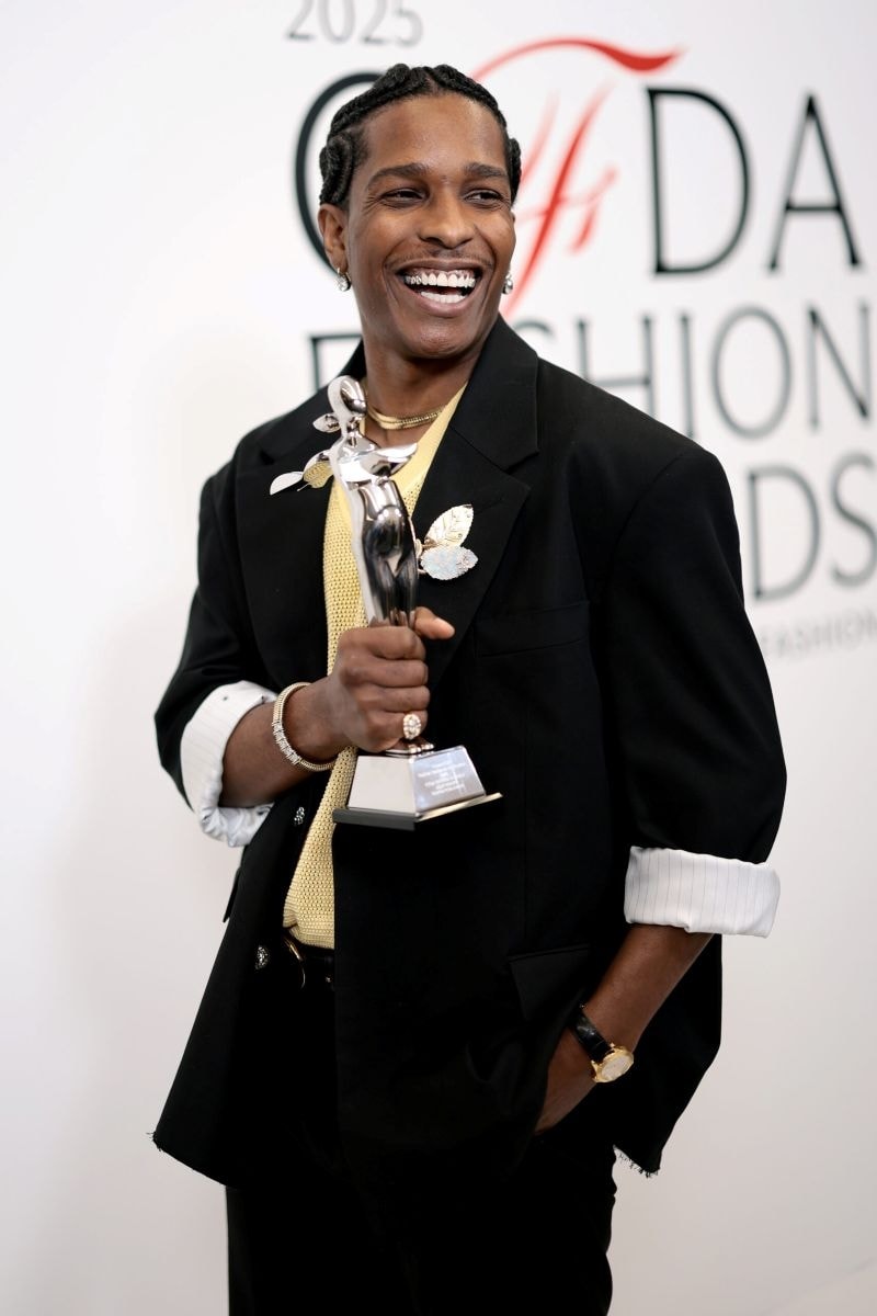 A$AP Rocky, vincitore del premio Fashion Icon dei Cfda fashion awards (ph official website Cfda)