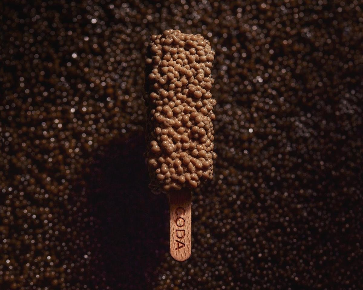Menu Caviar Popsicle.