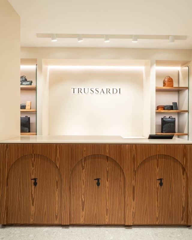 Uno store di Trussardi (courtesy Trussardi)