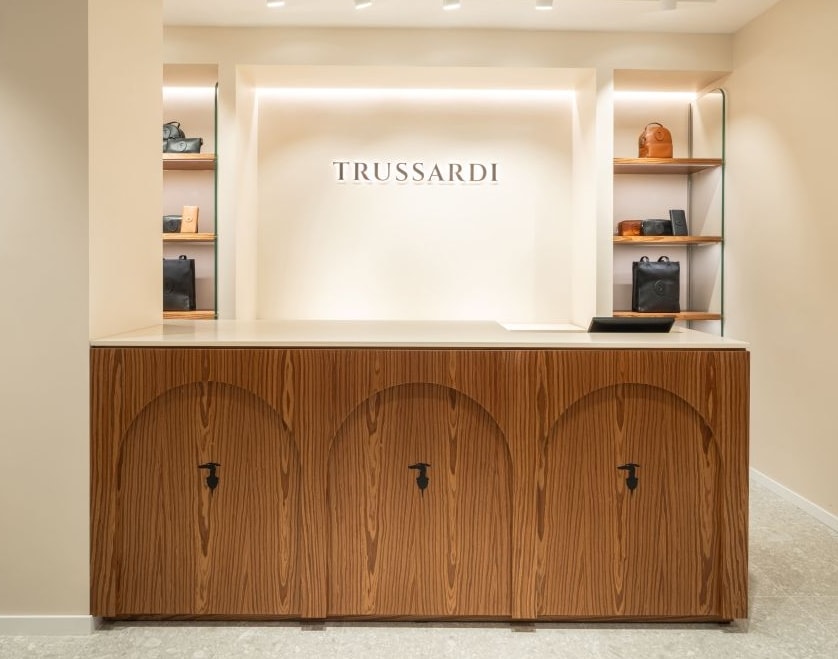 Uno store di Trussardi (courtesy Trussardi)