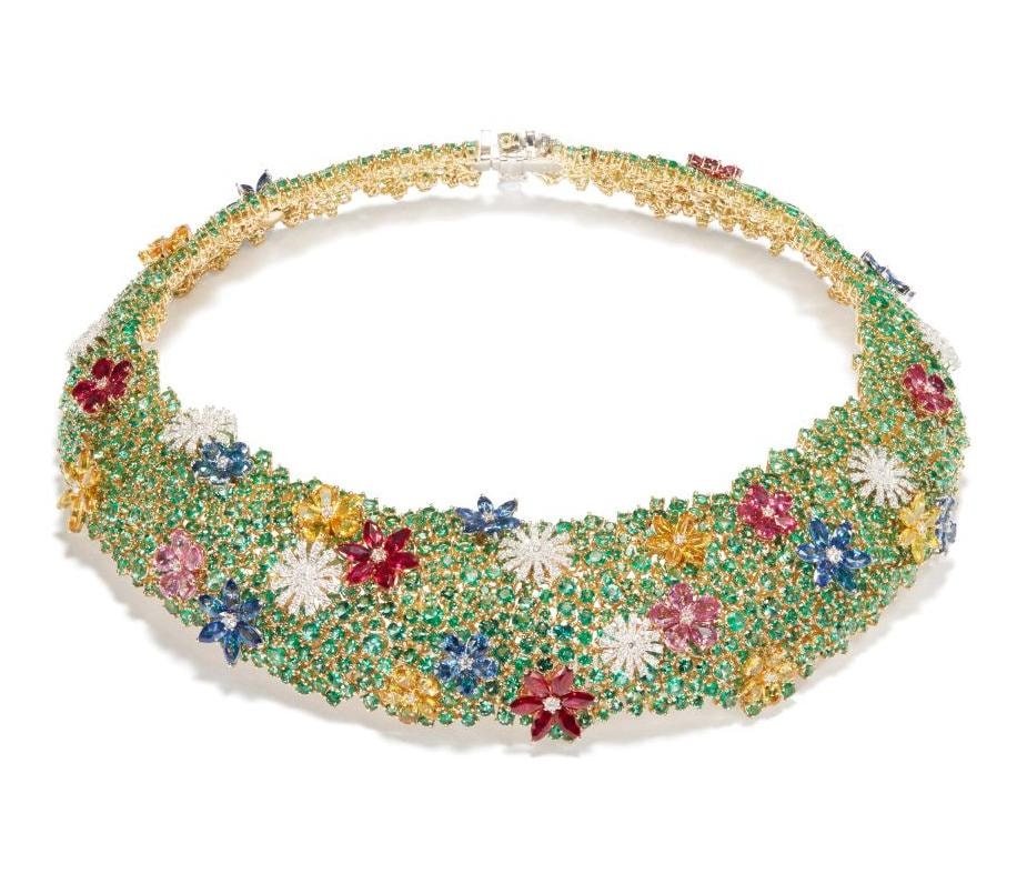 Collier della collezione Hero floréa di Damiani (courtesy Damiani)