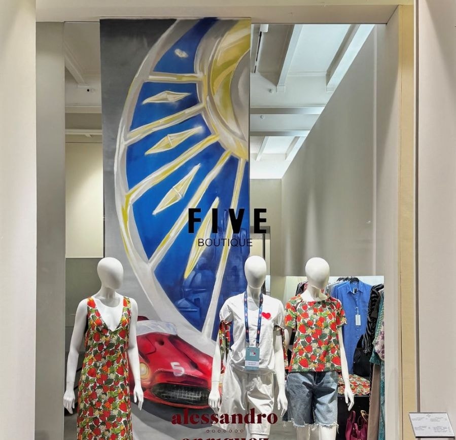 La boutique di Five x Alessandro Enriquez per la collezione spring-summer 2026 (courtesy Alessandro Enriquez)