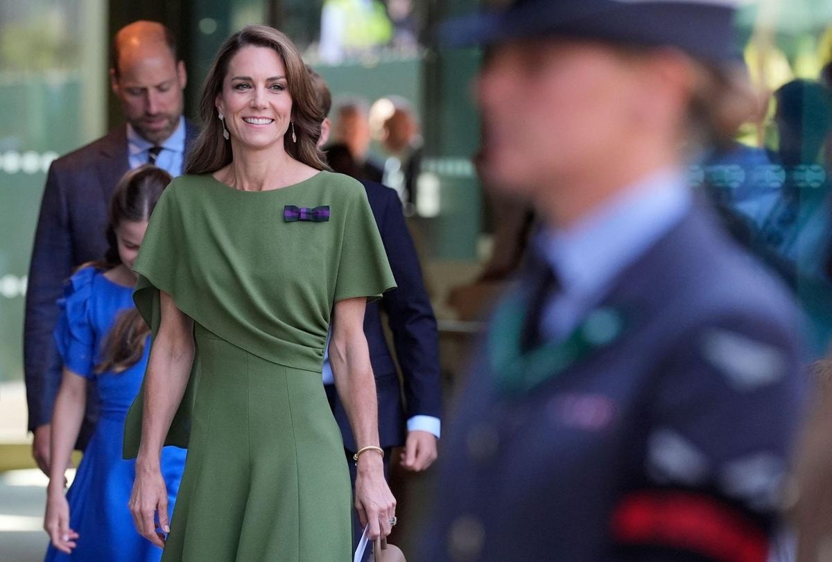 L'arrivo della Principessa del Galles.