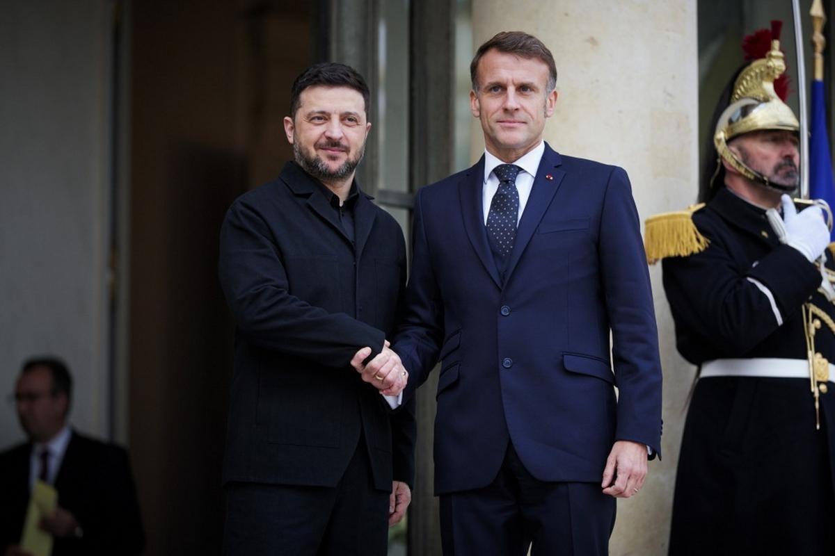 Zelensky e Macron