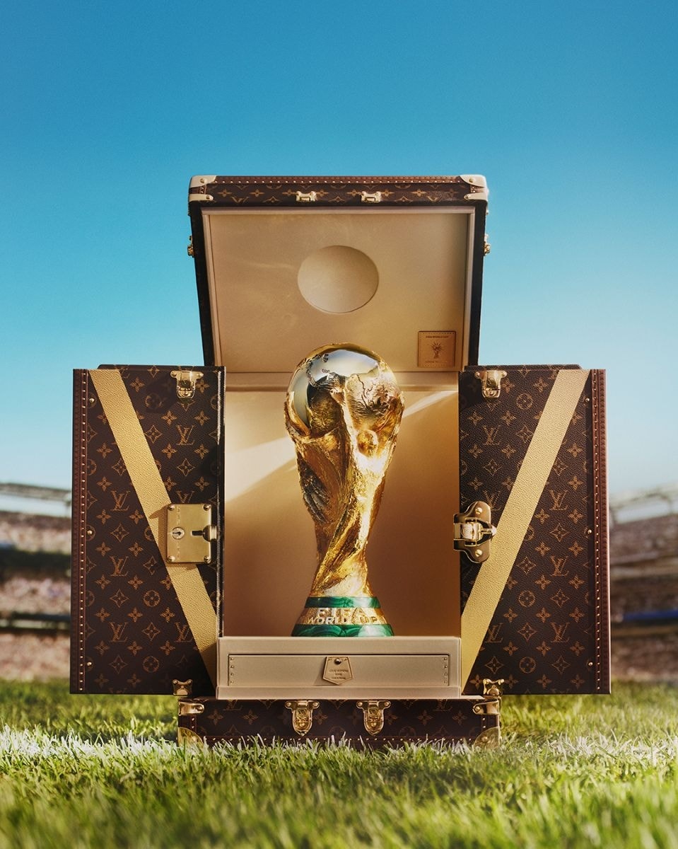 Trophy trunk Louis Vuitton Fifa world cup 2026 (courtesy Louis Vuitton)