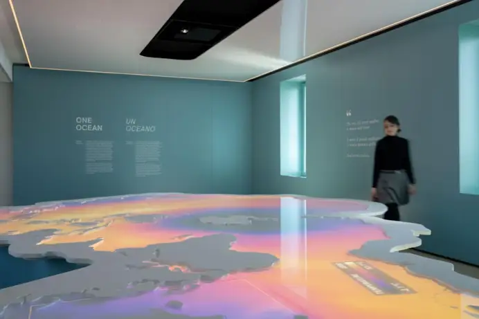 L'ocean literacy centre di Sea beyond (courtesy Prada group)